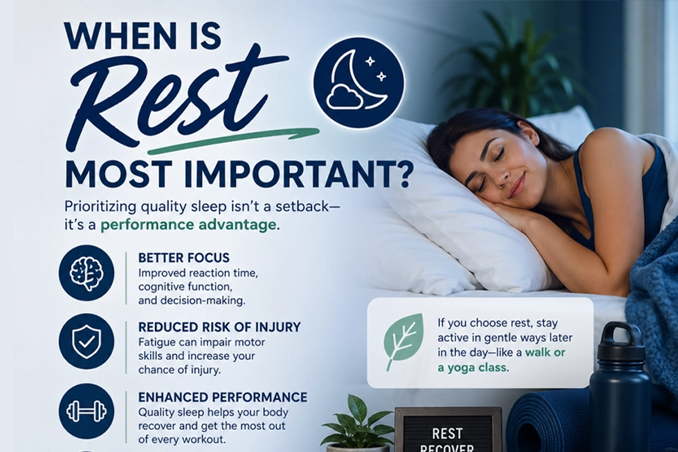 When Is Rest Most Important?